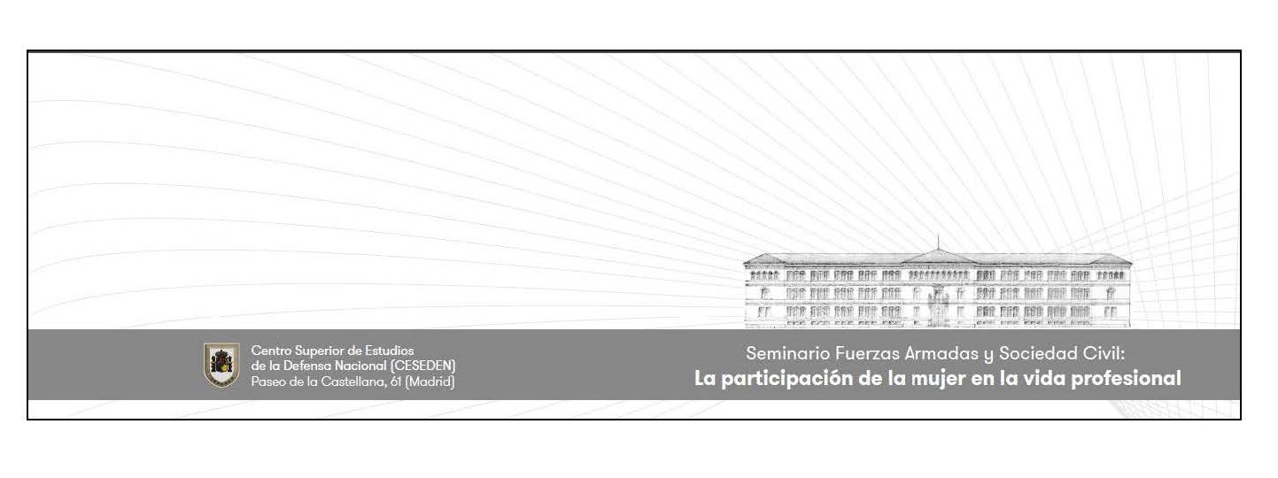 Seminario Fuerzas Armadas y Sociedad Civil: La participación de la mujer en la vida profesional, el 5 de octubre