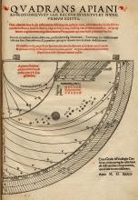 Cliqueu aquí per augmentar la imatge APIANUS, Petrus Quadrans Apiani astronomicus