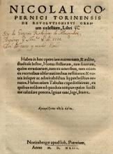 Prema na imaxe para ampliala COPERNICUS De revolutionibus orbium coelestium libri VI