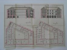 Click here to enlarge the image Plano de la Cárcel Real de La Coruña. 1753