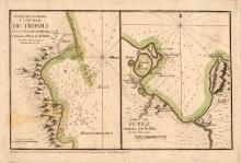 Cliqueu aquí per augmentar la imatge Plano de la ciudad de Trípoli. Tomás López. 1785