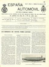 Pulsa aquí para aumentar la imagen Revista España Automóvil (1911)