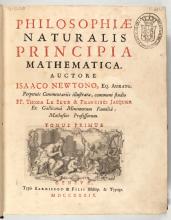 Egin klik hemen irudian handitzeko Isaac Newton. Philosophia Naturalis Principia Mathematica. 1739.