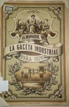 Cliqueu aquí per augmentar la imatge Almanaque de la Gaceta industrial