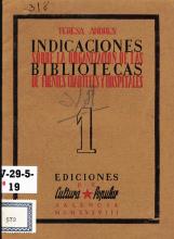 Cliqueu aquí per augmentar la imatge Indicaciones para la organización de las bibliotecas de frentes, cuarteles y hospitales