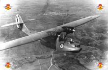 Pulsa aquí para aumentar la imagen Sección de Fotografía. Hidroavión Consolited PBY-5ª Catalina en vuelo. (AHEA. 2-6675-01)