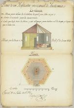 Pulsa aquí para aumentar la imagen Construcción de un anfiteatro de anatomía en el Hospital de Ferrol. 1792 